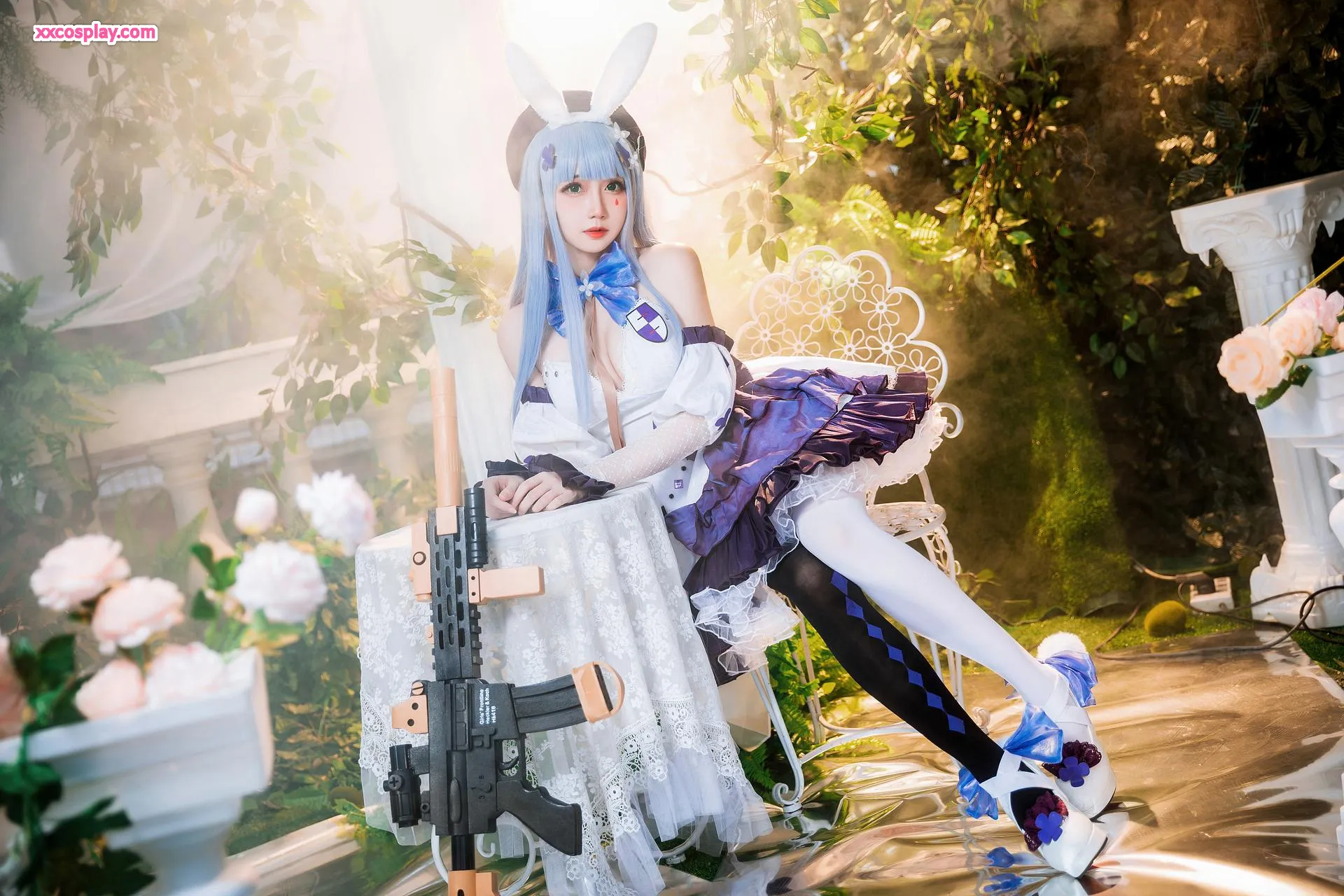 Menmen Tan as HK416 from Girls' Frontline